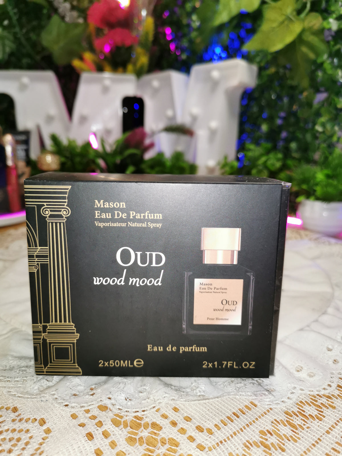 Oud Wood Mood Eau de Parfum Pour Homme — 2-Piece Set by Mason