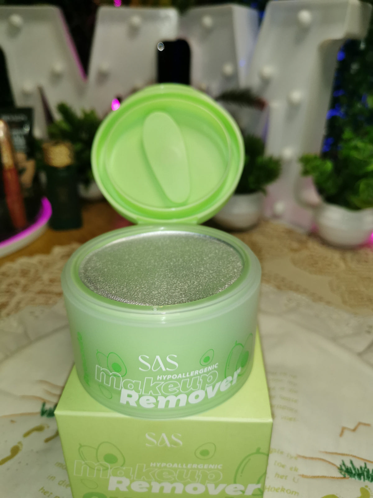 SAS Hypoallergenic Makeup Remover – Avocado & Squalane