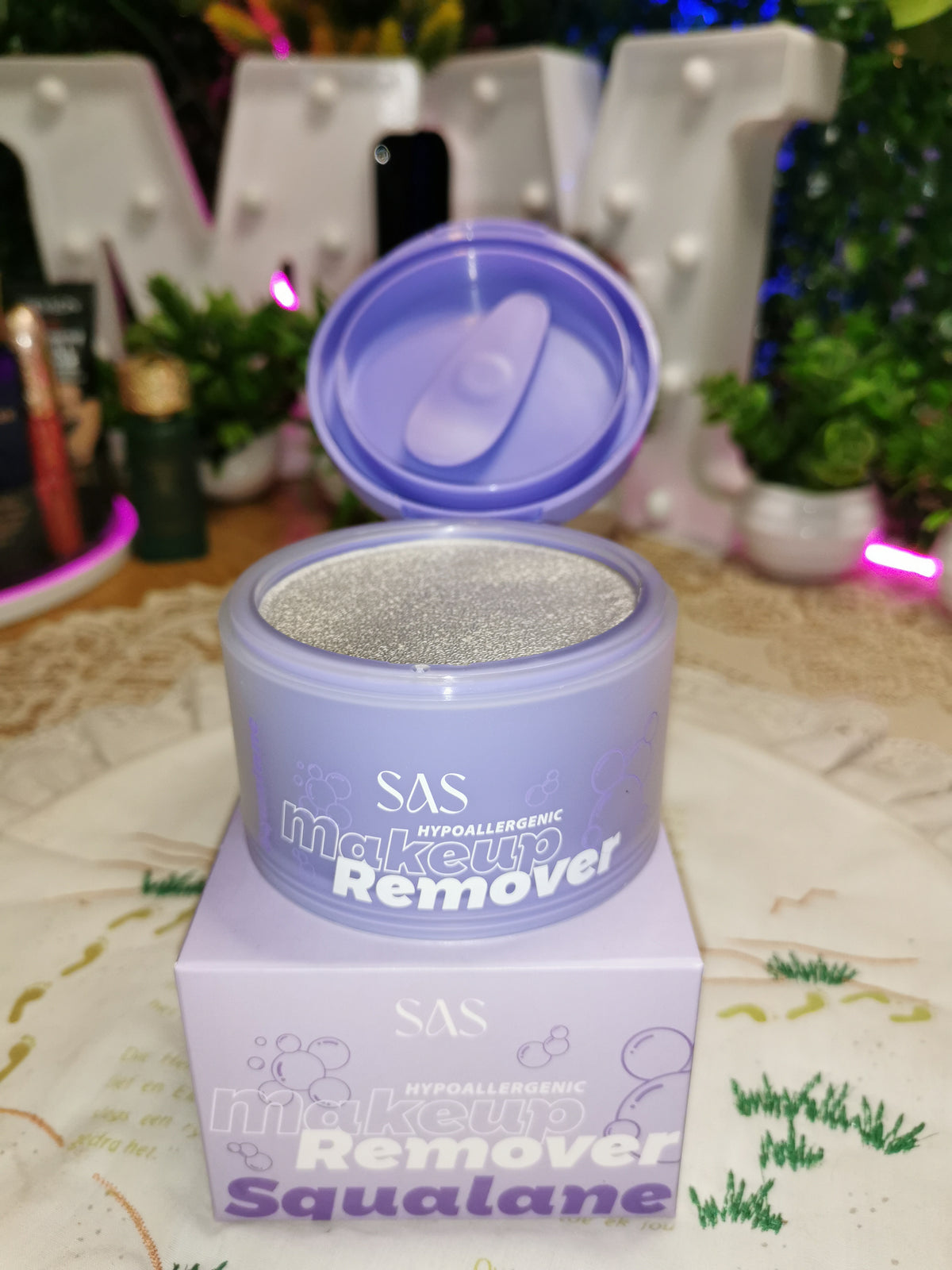 SAS Hypoallergenic Makeup Remover – Avocado & Squalane and Rose