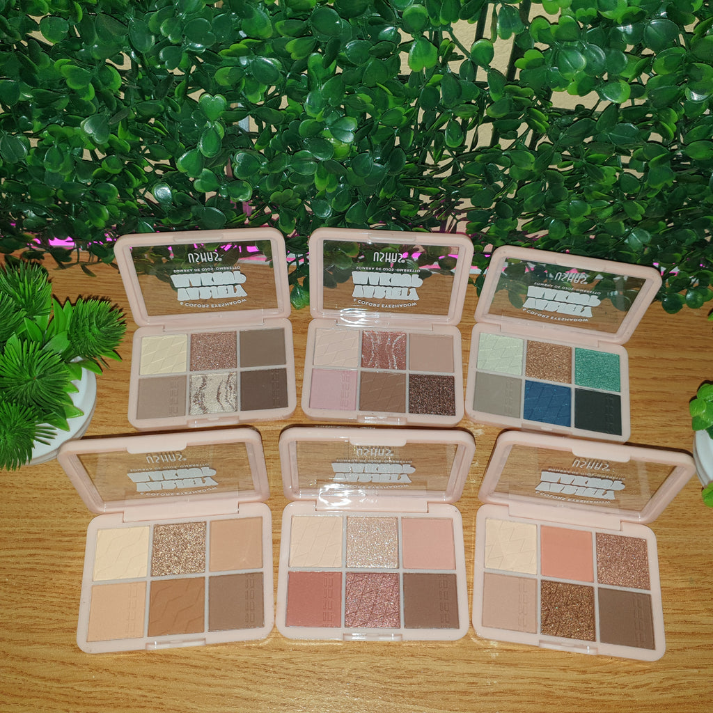 Ushas Variety Makeup Eyeshadow Palette 6 Colour