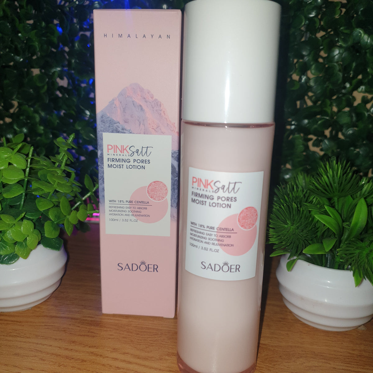 Pink Salt Minerals Firming Pores Moist Lotion