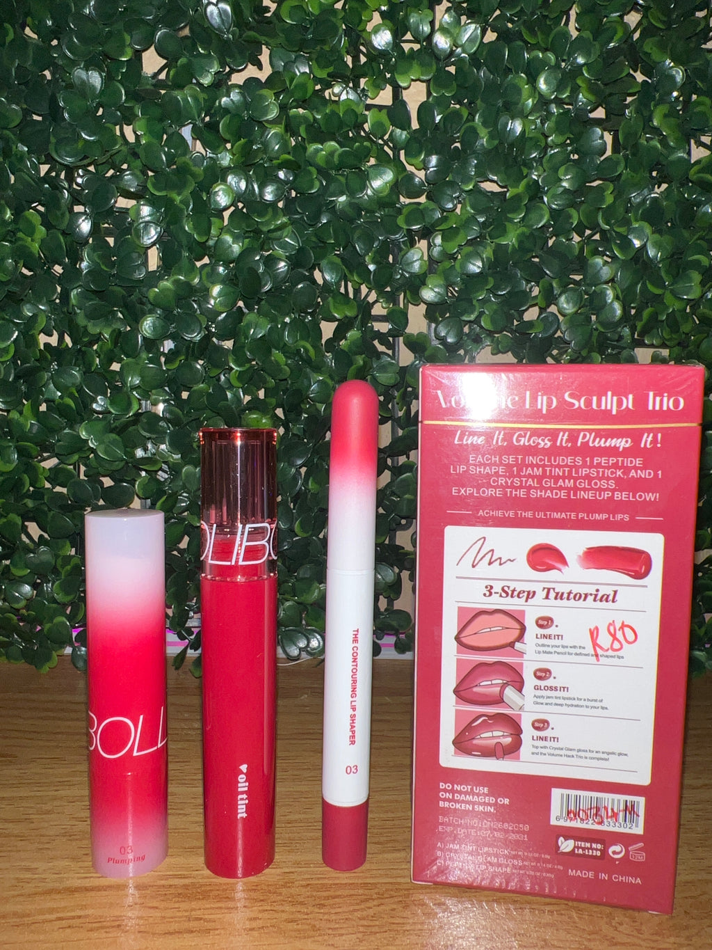 Olibolla Plump It Volume Lip Sculpt Trio