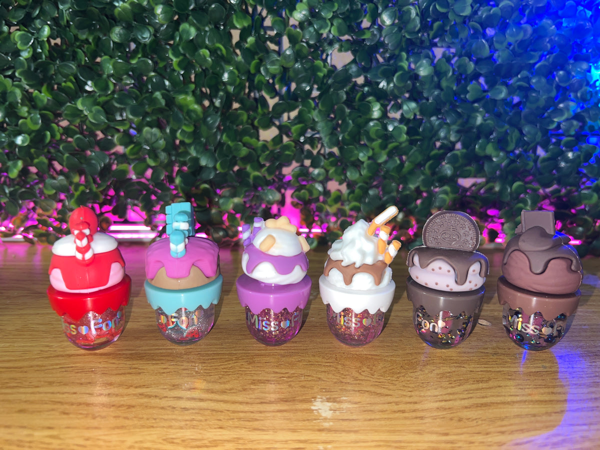 Miss Font Ice Cream Cup Lip Gloss – 6 Shades