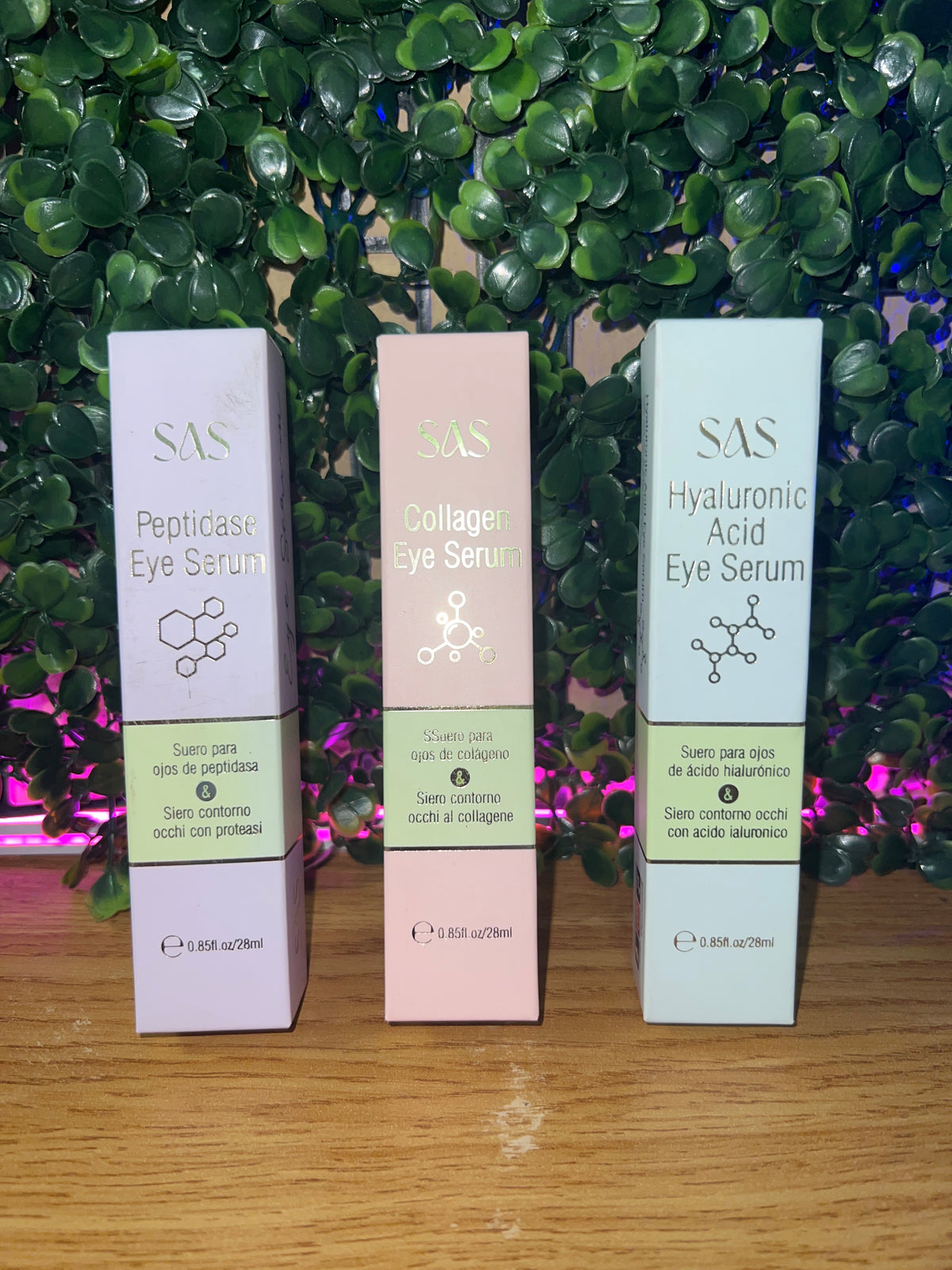 SAS Eye Serum – Peptidase, Collagen & Hyaluronic