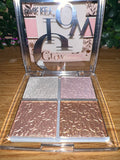 Pink Key Glow Shimmer Highlighter Palette (4-Pan)