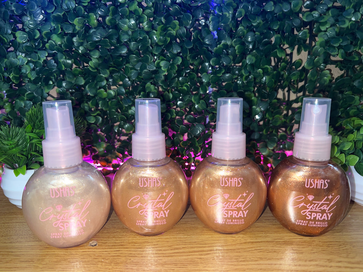 Ushas Crystal Shimmer Spray – Luminous Glow Spray