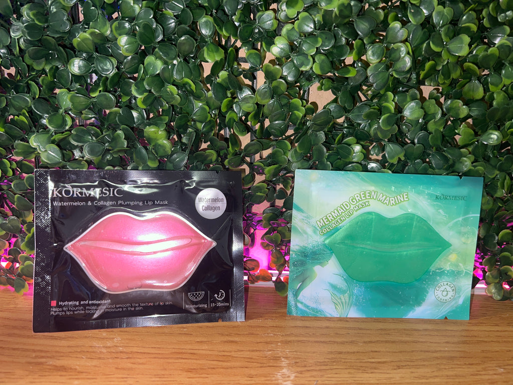 Kormesic Collagen Lip Mask – Mermaid Green Marine & Watermelon