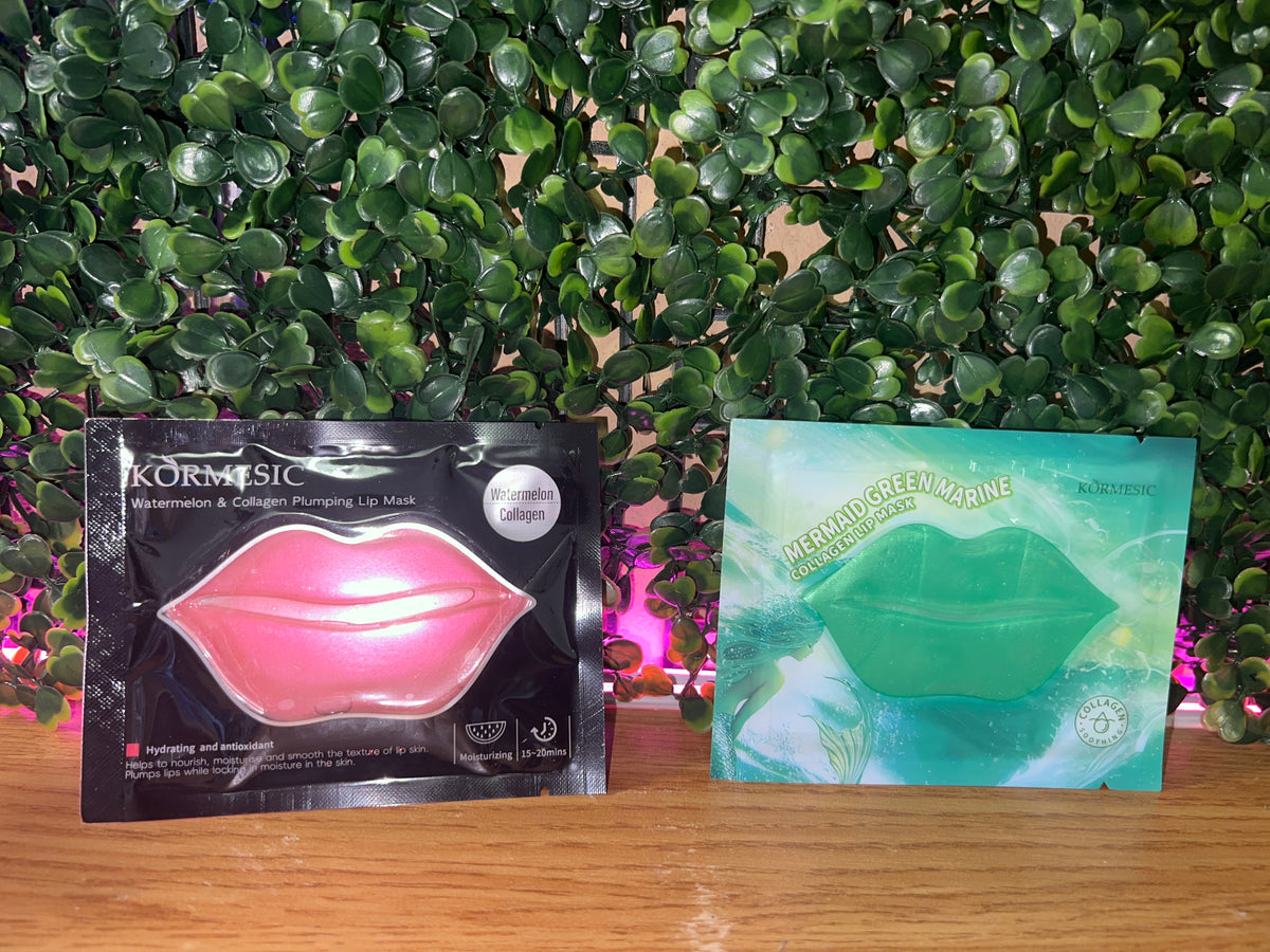 Kormesic Collagen Lip Mask – Mermaid Green Marine & Watermelon
