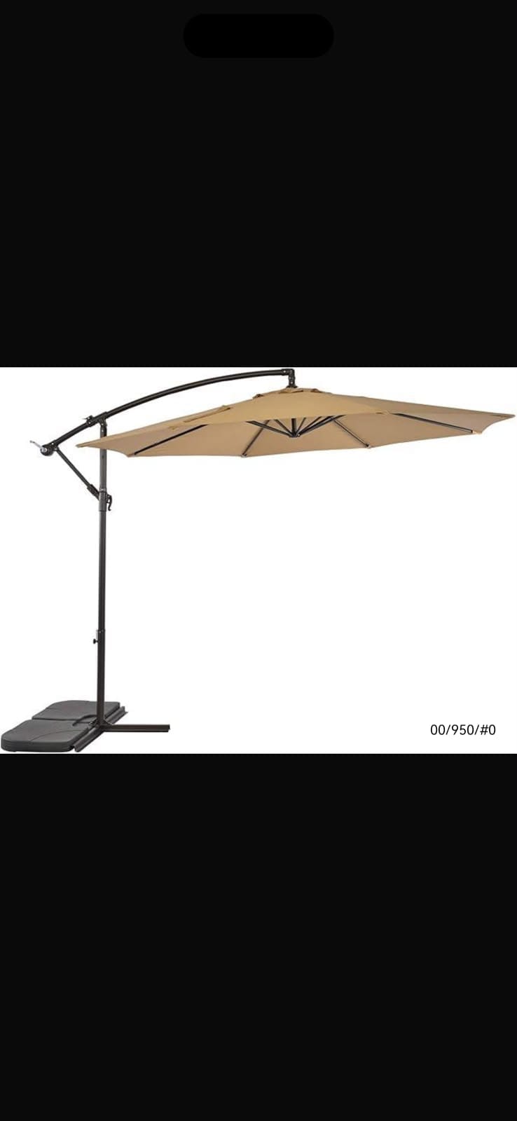 Cantilever Patio Umbrella – Outdoor Garden Parasol