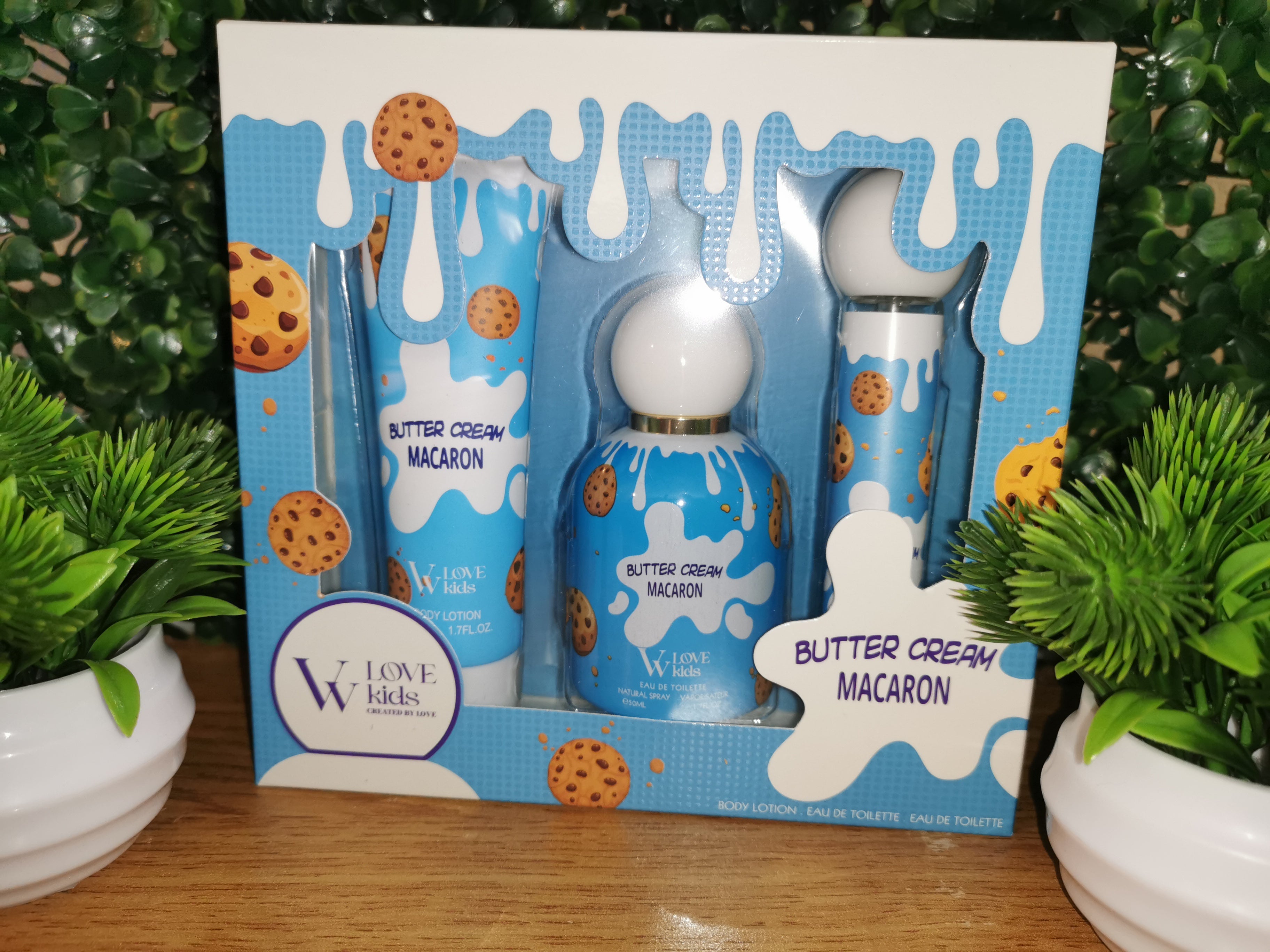 Butter Cream Macaron Parfume&Body Lotion Set Kids
