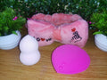 Hair Band + Silicone Brush+Puff