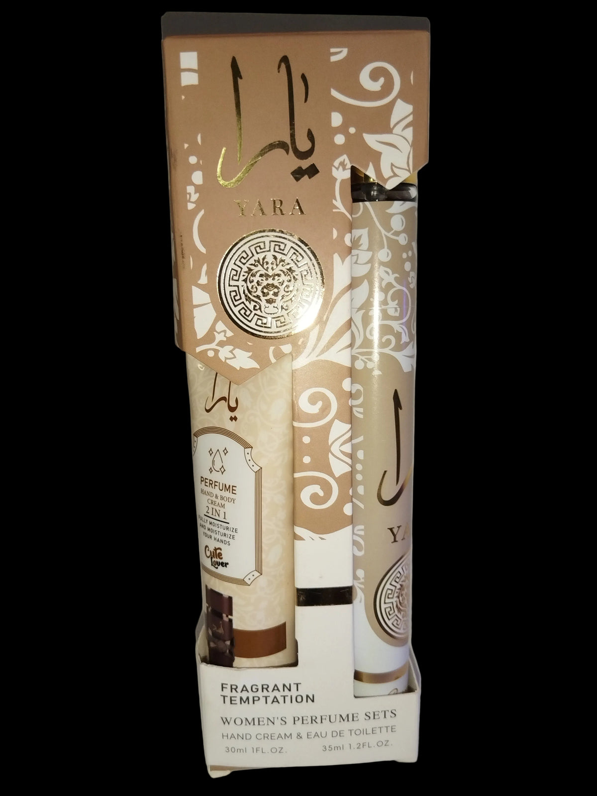YARA Parfume&Hand Lotion 2PC.        Brown