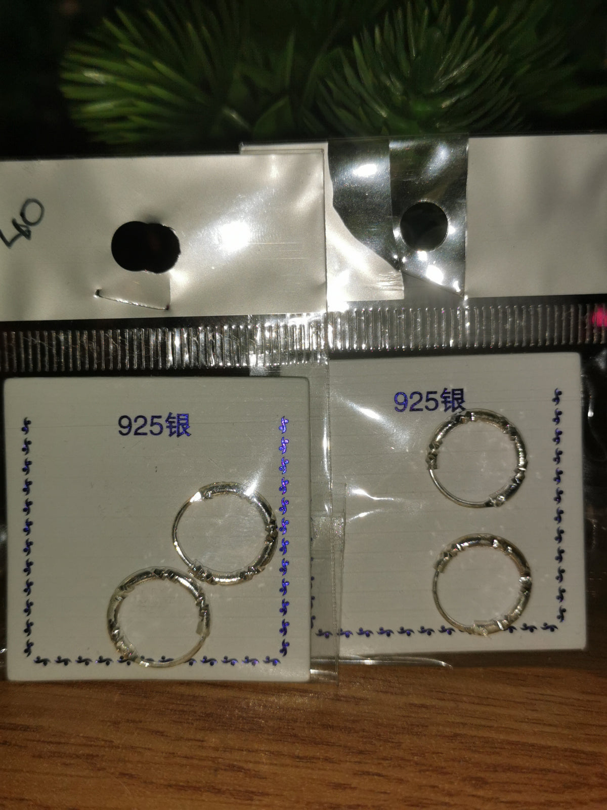 Silver 925 Hoop Earrings small