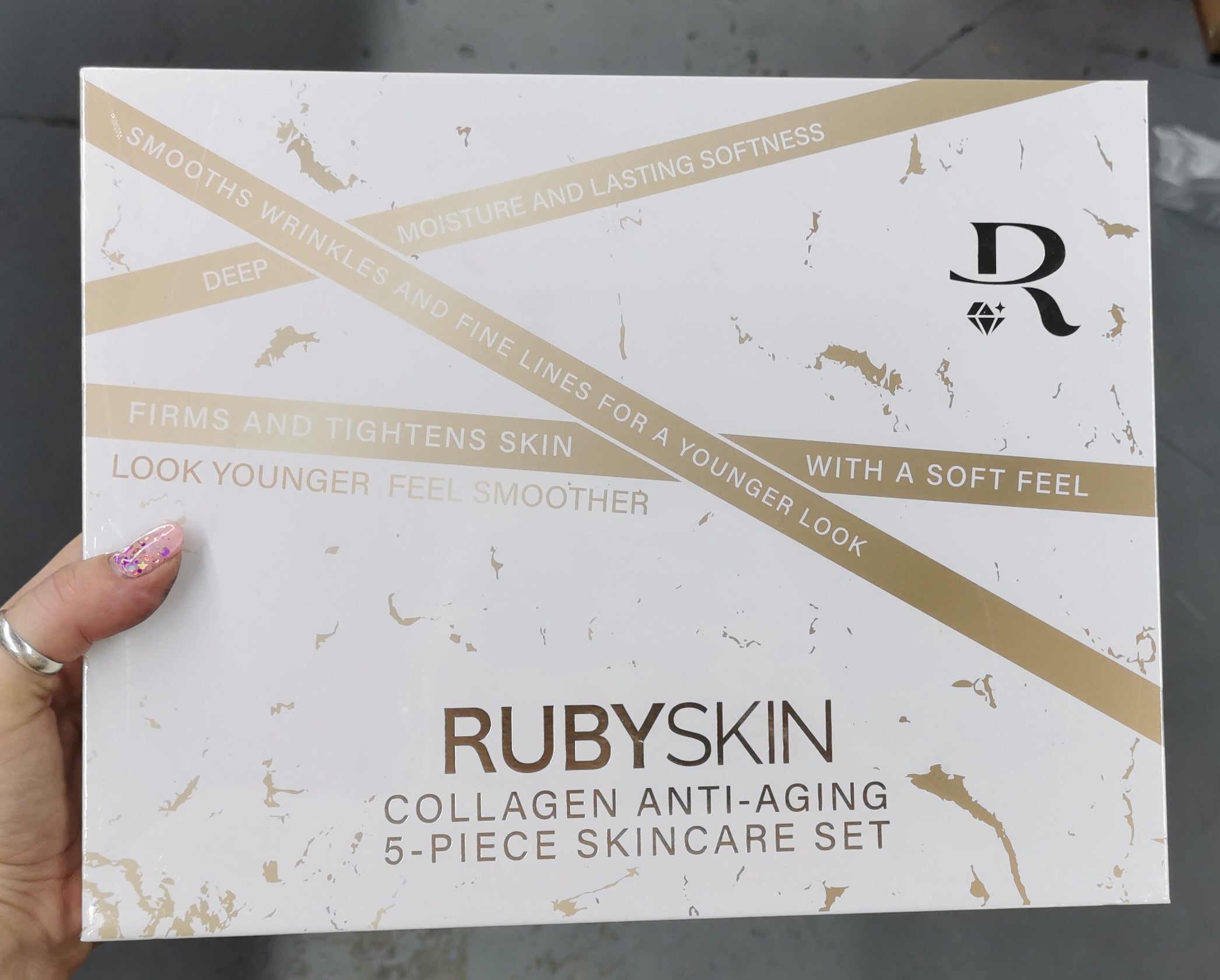 RUBYSKIN Collagen Anti-aging 5pc skincare set
