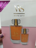 White satin parfume Gift set