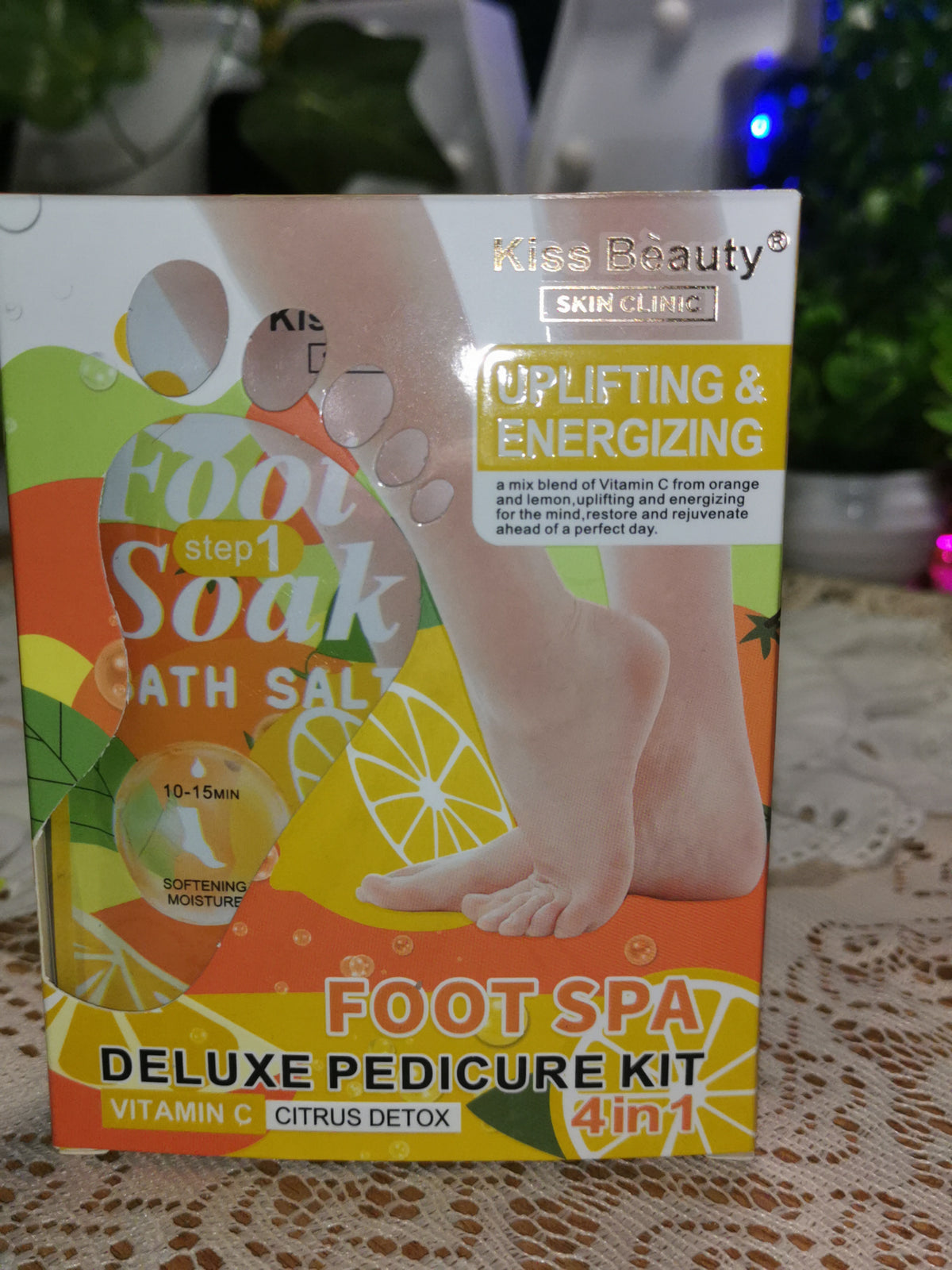 Foot Spa Deluxe Pedicure Kit 4in1
