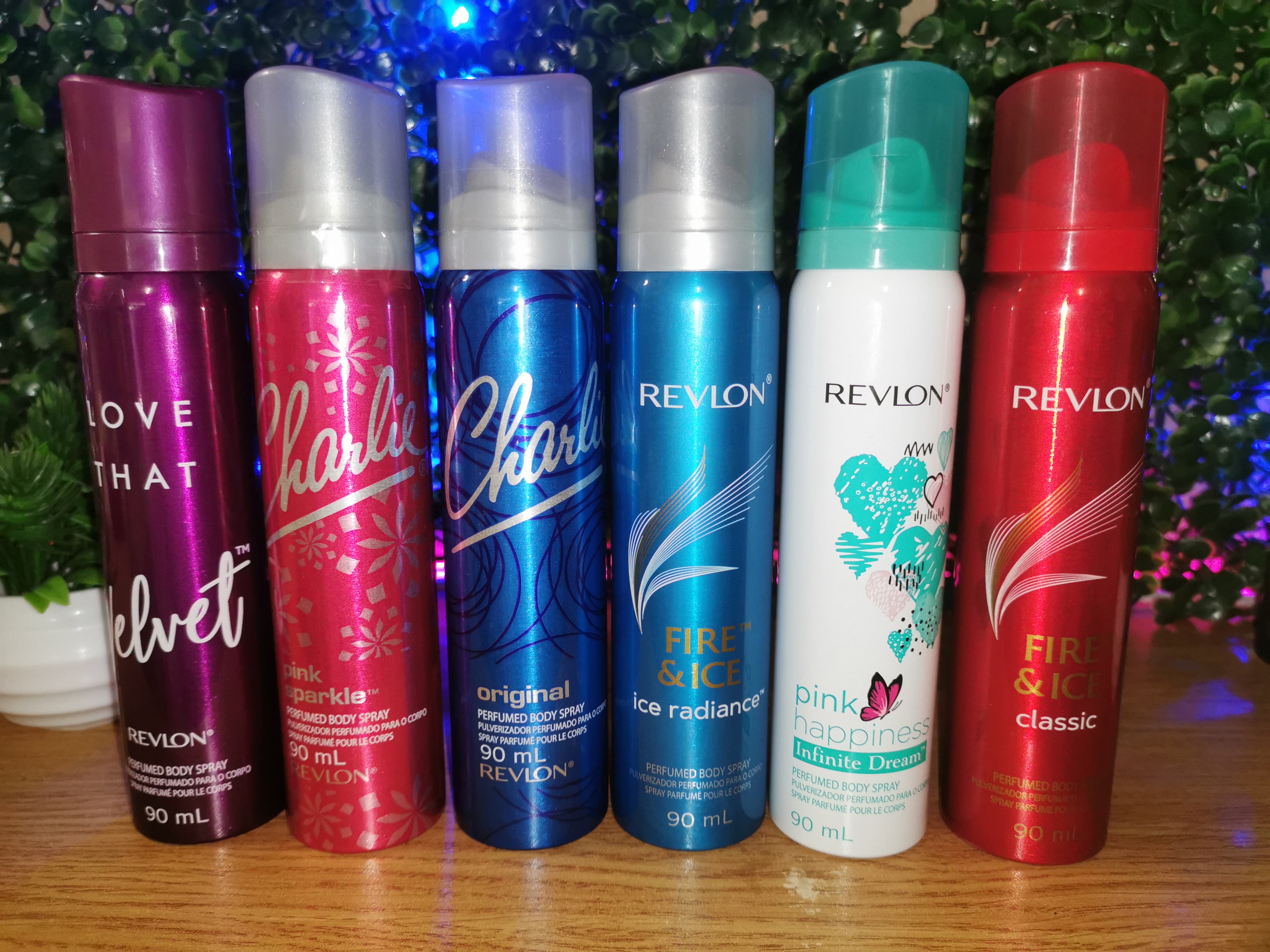 Revlon body spray's