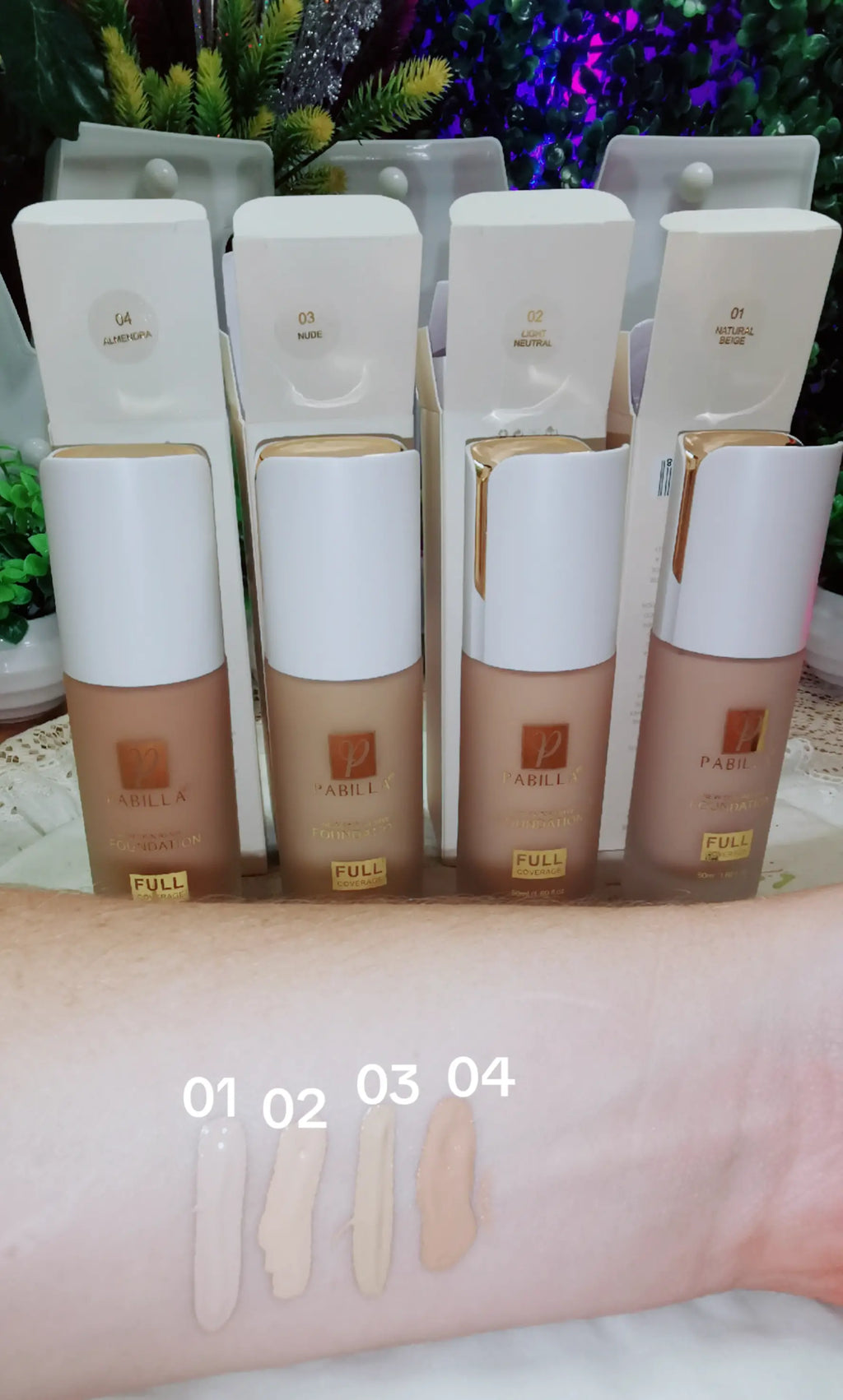 Pabilla full coverage liquid foundation