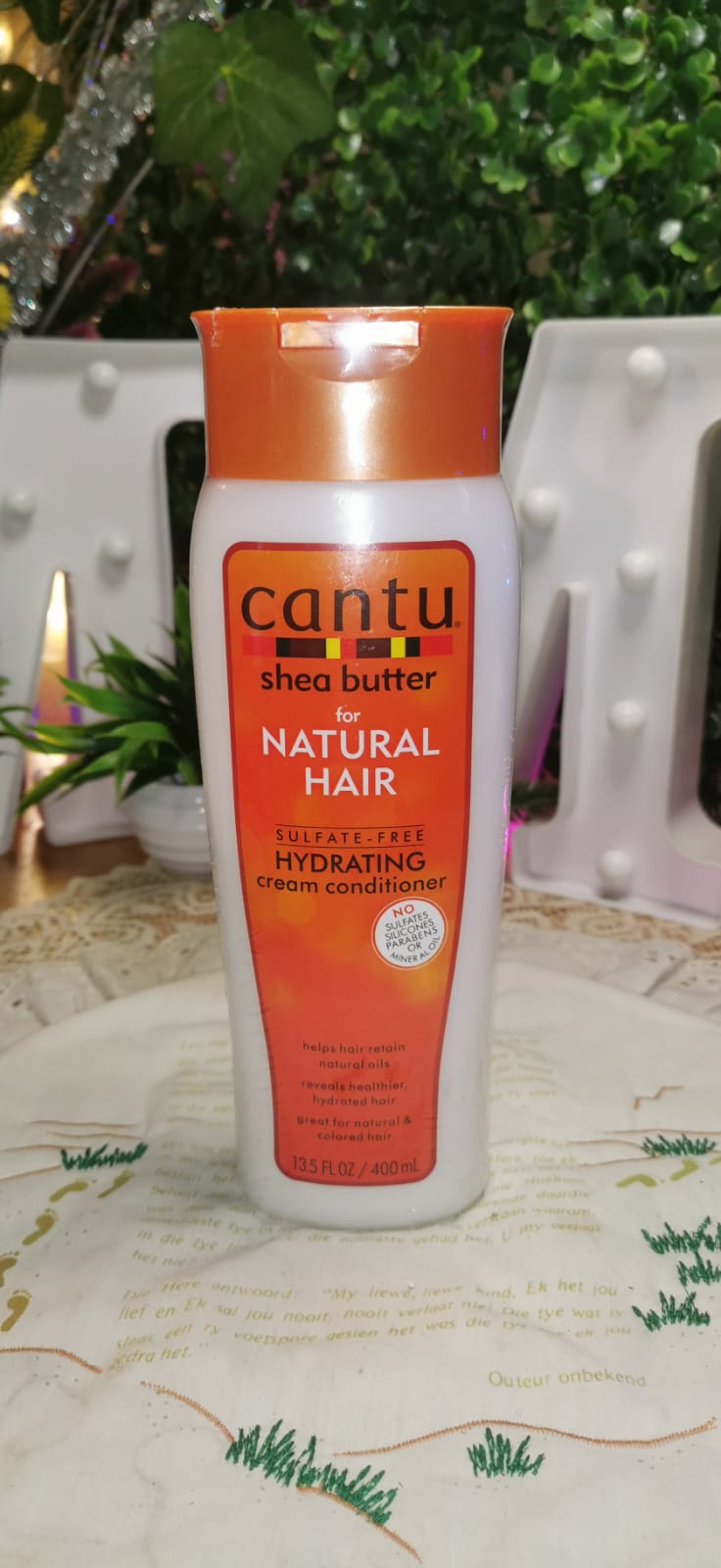 Cantu Shea Butter for Natural Hair Sulfate-Free Hydrating Cream Conditioner