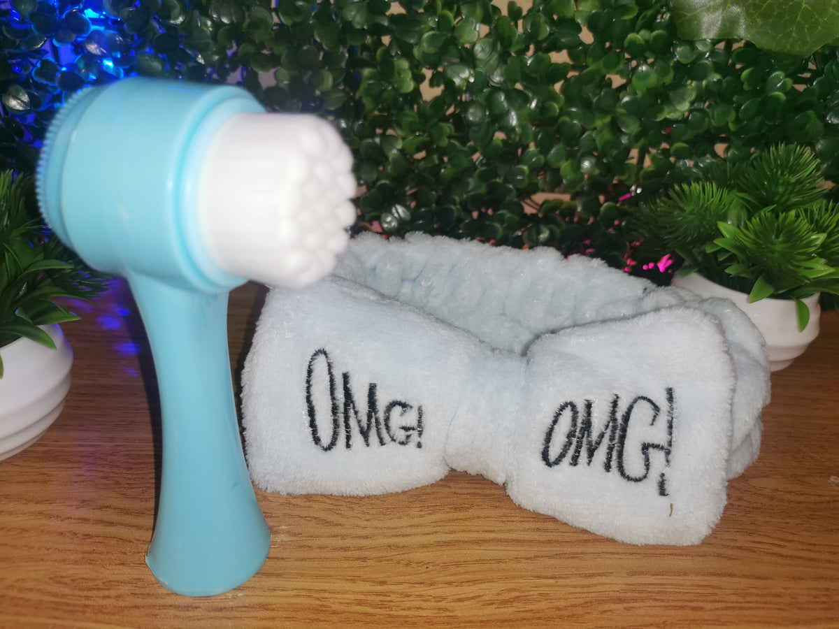 Facial Cleansing Brush/Head Band