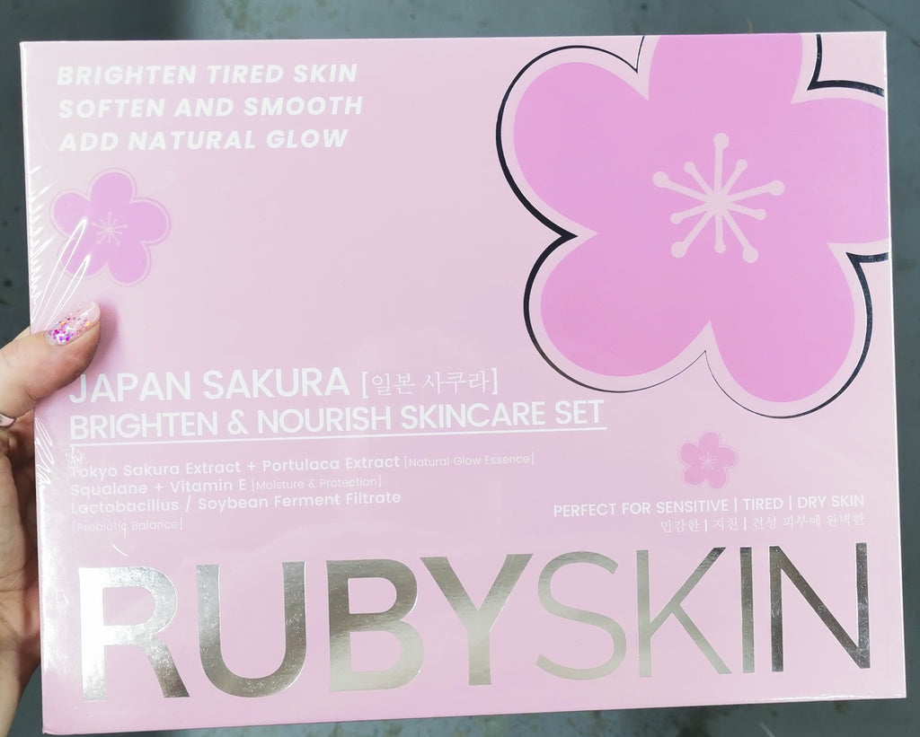 RUBYSKIN Japan sakura Brighten and nourish skincare set