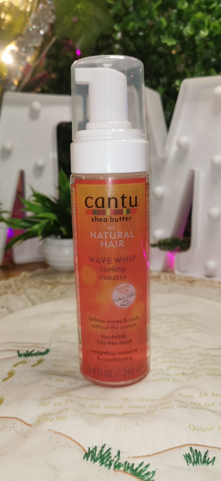 Cantu Shea Butter for Natural Hair Wave Whip Curling Mousse