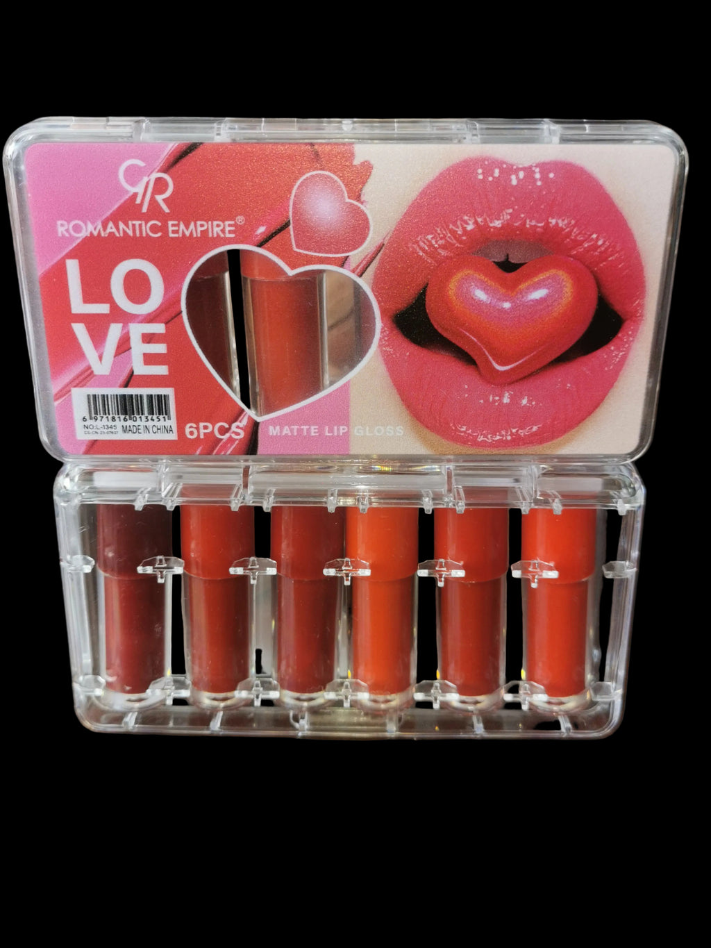 Matte lip gloss mini set